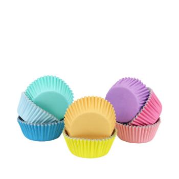 100 Pastel CupCake Molds with Aluminum