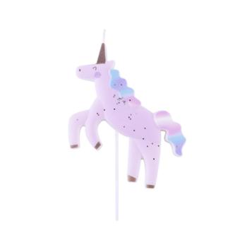 Lilac Unicorn Candle PME