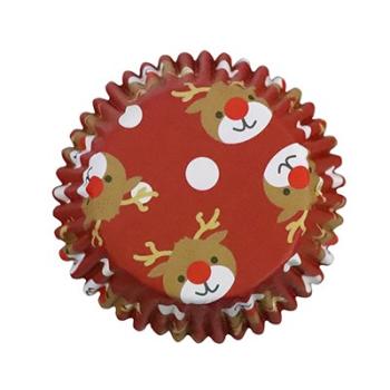 Red Nose Reindeer CupCake Molds PME