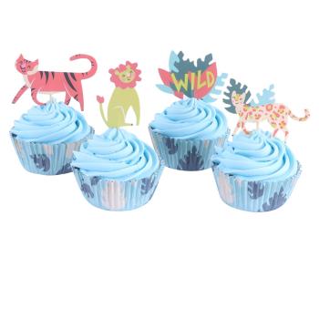 Jungle CupCake Shapes and Tops PME