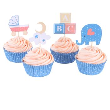 Baby CupCake Shapes and Tops PME