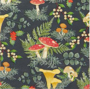 Mushrooms in the Forest Napkins