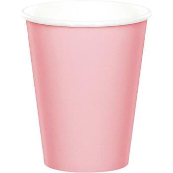 24 Cardboard Cups - Baby Pink Creative Converting
