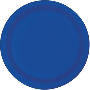 Cardboard plates - Cobalt Blue