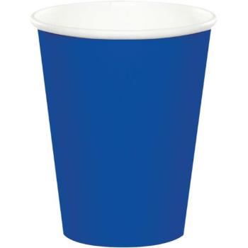 24 Cardboard Cups - Cobalt Blue Creative Converting