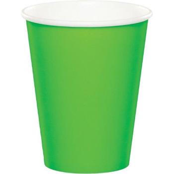 Cardboard Cups - Lime Green Creative Converting