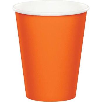 Cardboard Cups - Orange