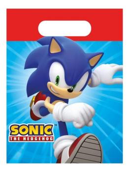 Sacos de Lembranças de Papel Sonic The Hedgehog
