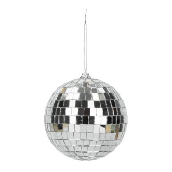 Disco Ball 20cm Silver
