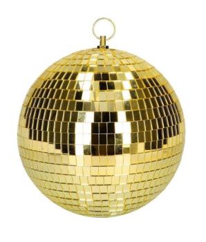 Disco Ball 20cm Gold