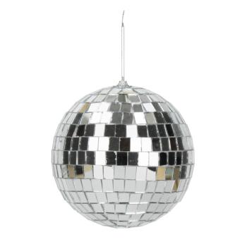 Disco Ball 30cm Silver