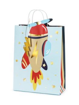 Airplanes Paper Gift Bag PartyDeco