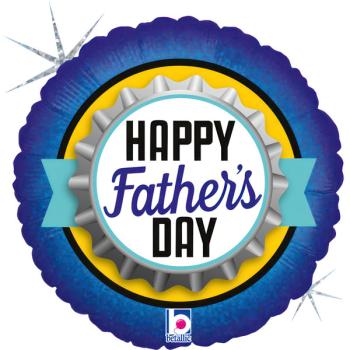 Balão Foil 18" Happy Fathers Day Grabo