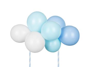 Blue Balloons Cake Topper PartyDeco