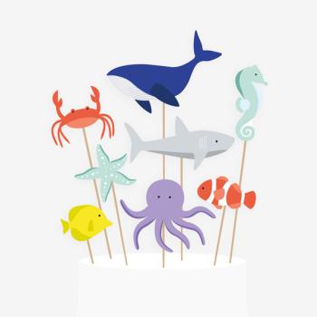 Sea Animal Cake Toppers
