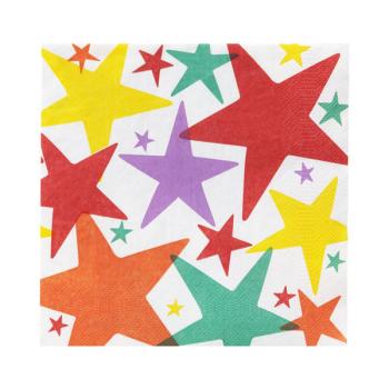 Multicolor Star Napkins