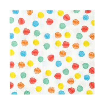 Multicolor Polka Dot Napkins
