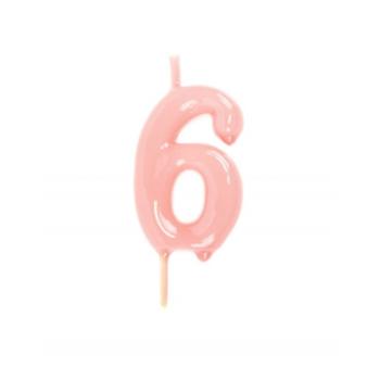 Candle 6cm nº6 - Pastel Pink