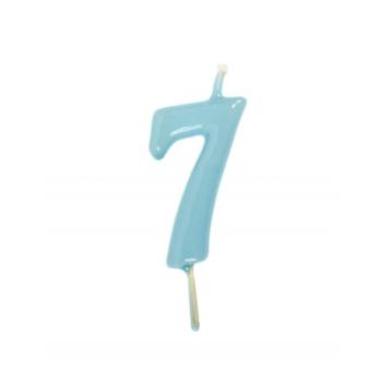 Candle 6cm nº7 - Pastel Blue