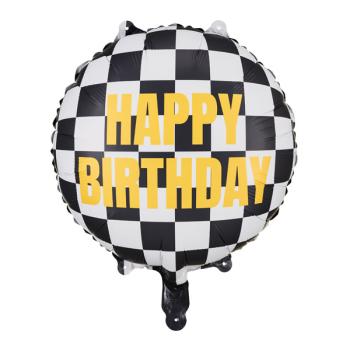 Balão Foil Corrida Happy Birthday PartyDeco