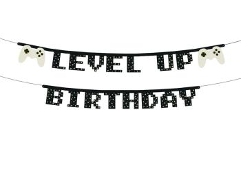 Happy Birthday Gaming Wreath - Level Up PartyDeco