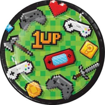 18cm Gaming Party Plates Creative Converting