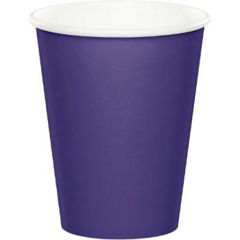 Cardboard Cups - Purple Creative Converting