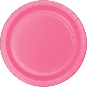 Small Cardboard Plates 18cm - Pink