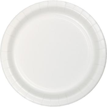 Small Cardboard Plates 18cm - White Creative Converting