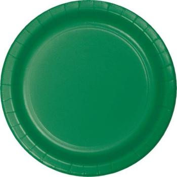 Small Cardboard Plates 18cm - Emerald Green