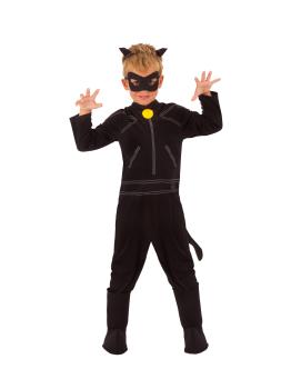 Cat Noir Classic Costume - 9-10 Years Rubies UK