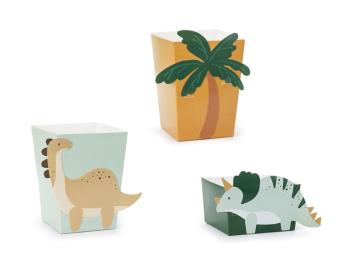 Dinosaur Birthday Popcorn Boxes