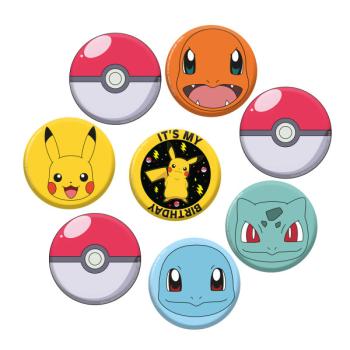 8 Badges Pokémon 2024 Amscan