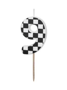 Birthday Racing Candle nº9 PartyDeco