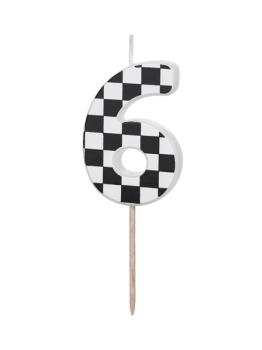 Birthday Racing Candle nº6 PartyDeco