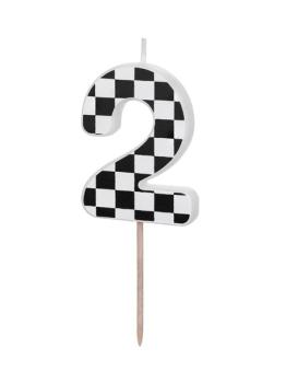 Birthday Racing Candle nº2 PartyDeco