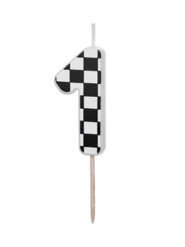 Birthday Racing Candle nº1 PartyDeco