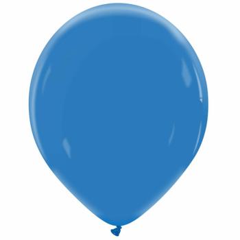 25 Balões 36cm Natural - Azul Cobalto