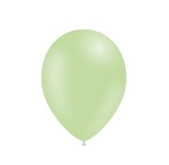 25 Balloons 14cm Pastel - Apple Green