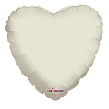 Balão Foil 18" Coração - Marfim