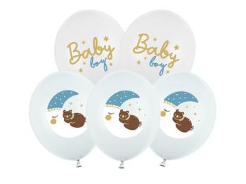 Balloons 30 cm, Baby boy PartyDeco