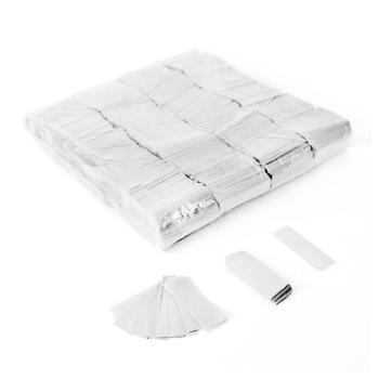 Confetti Papel Rectangular 2x5cm 1Kg - Branco