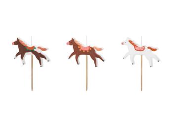 Horse Birthday Candles, Assorted, 5.8 x 4 cm