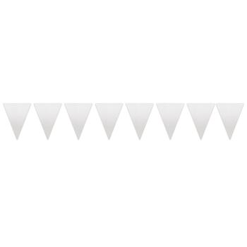 Grinalda Bandeiras em Papel 25m - Branco