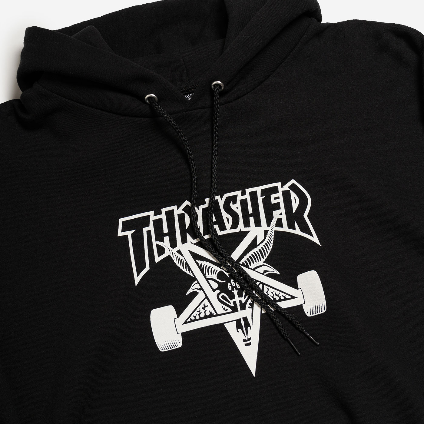 Thrasher SK8 Goat Hood Black