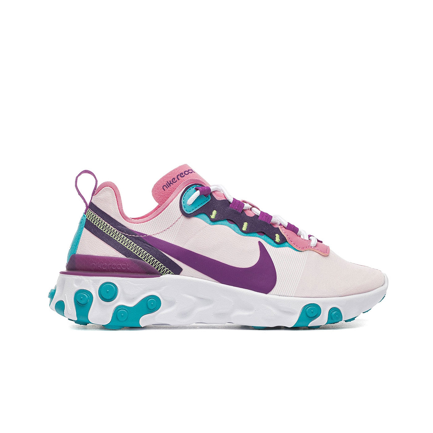 Sneakers NIKE W React Element 55 Pink 