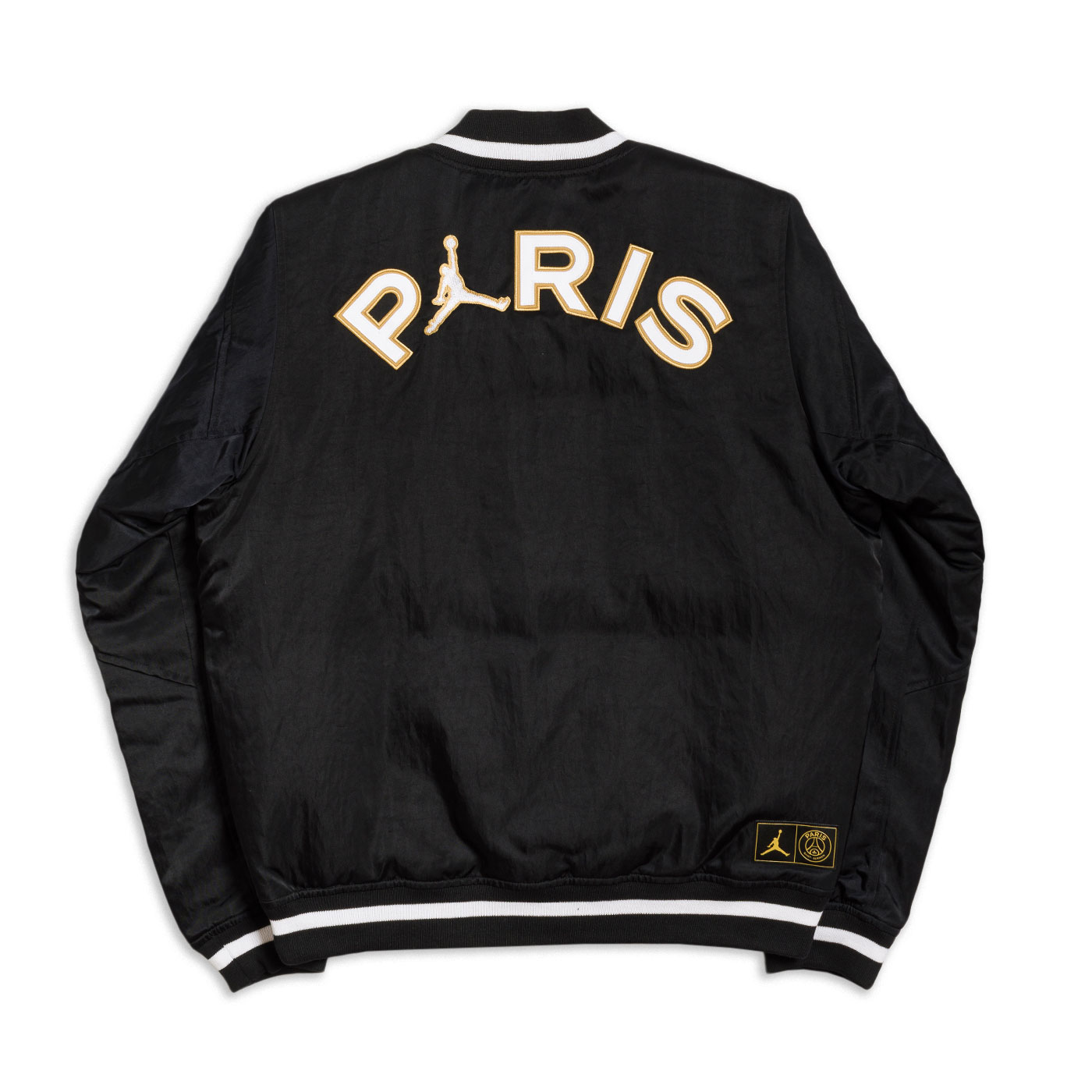 Nike Jordan PSG Varsity Jacket Black/Bordeaux-Metallic ...