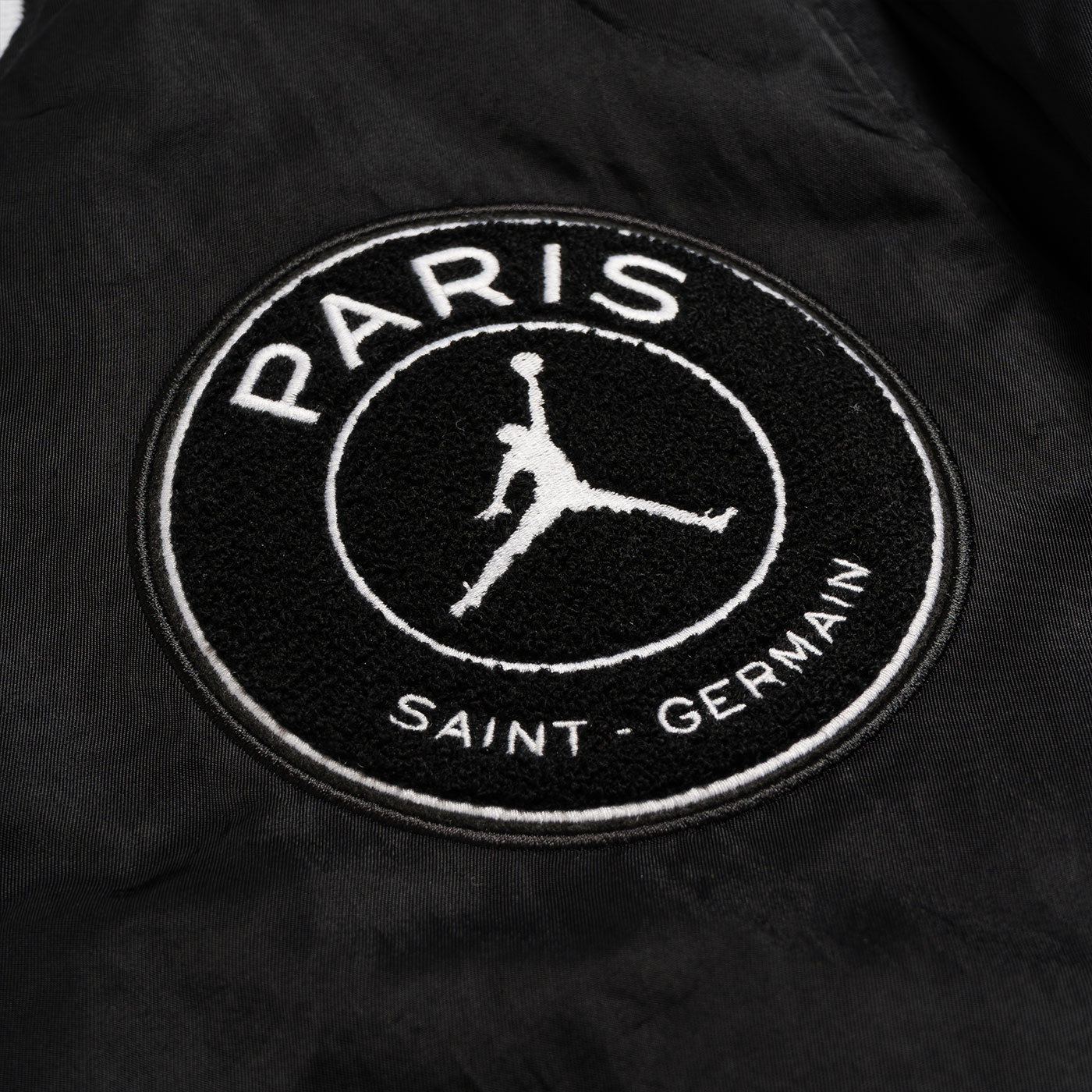 Nike Jordan PSG Varsity Jacket Black/Bordeaux-Metallic ...