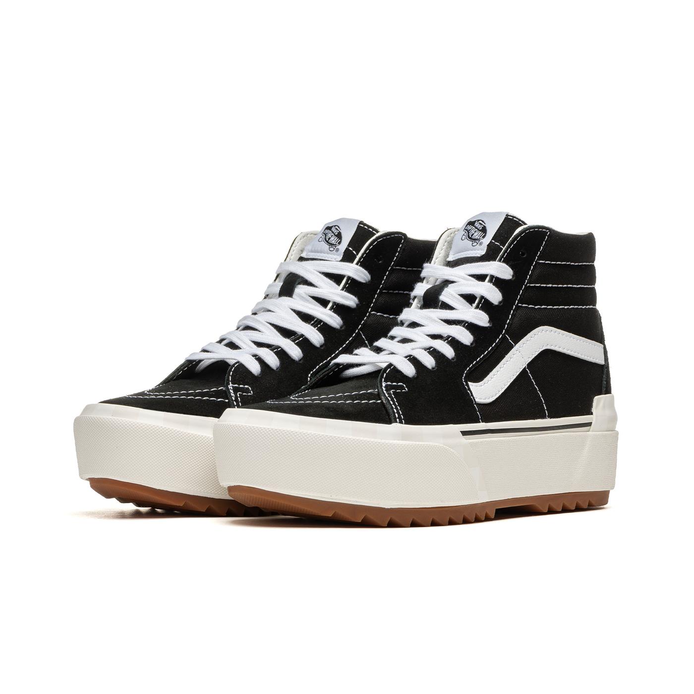 Sneakers VANS SK8-Hi Stacked (Suede Canvas) Black for Woman ...