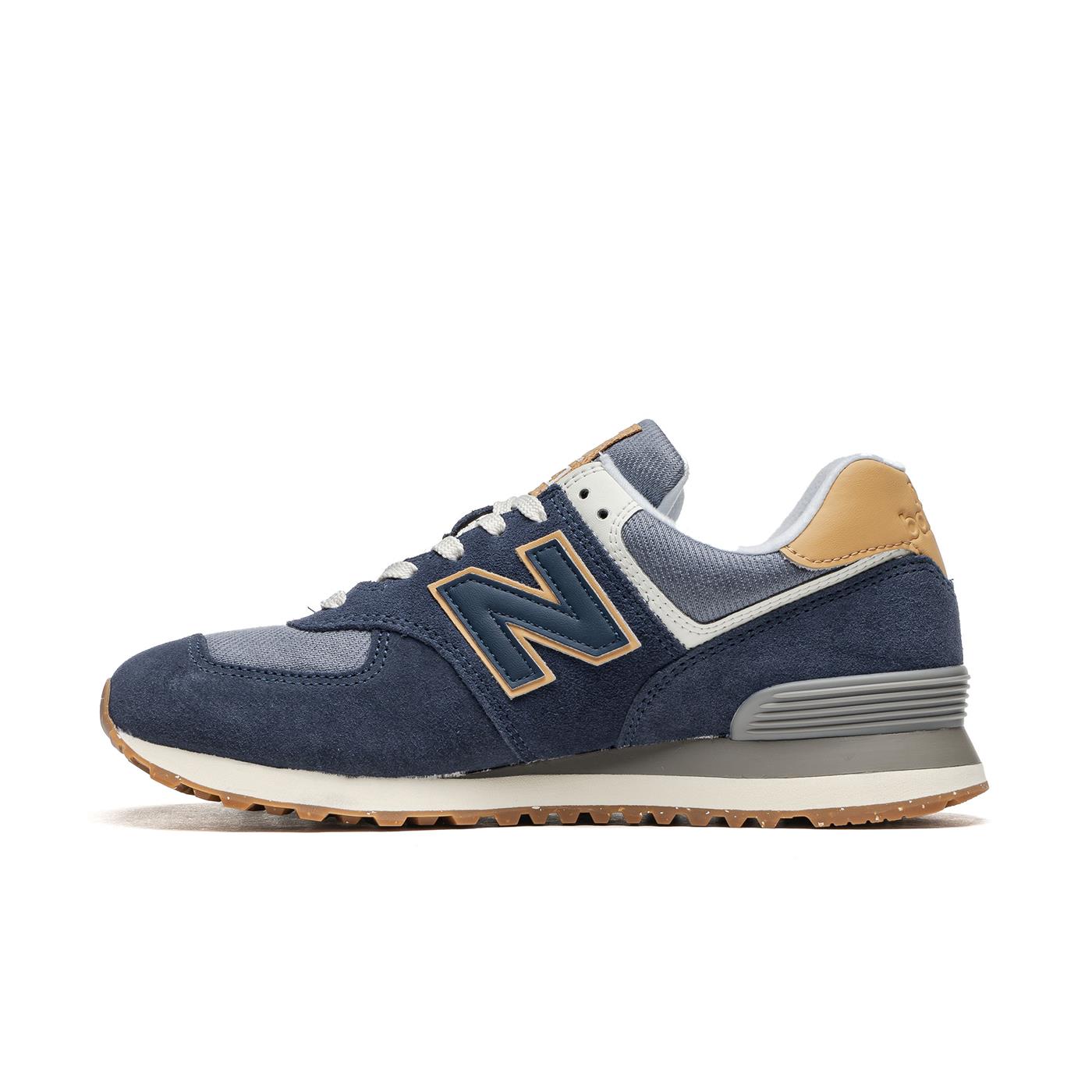 new balance 574 natural indigo with maple